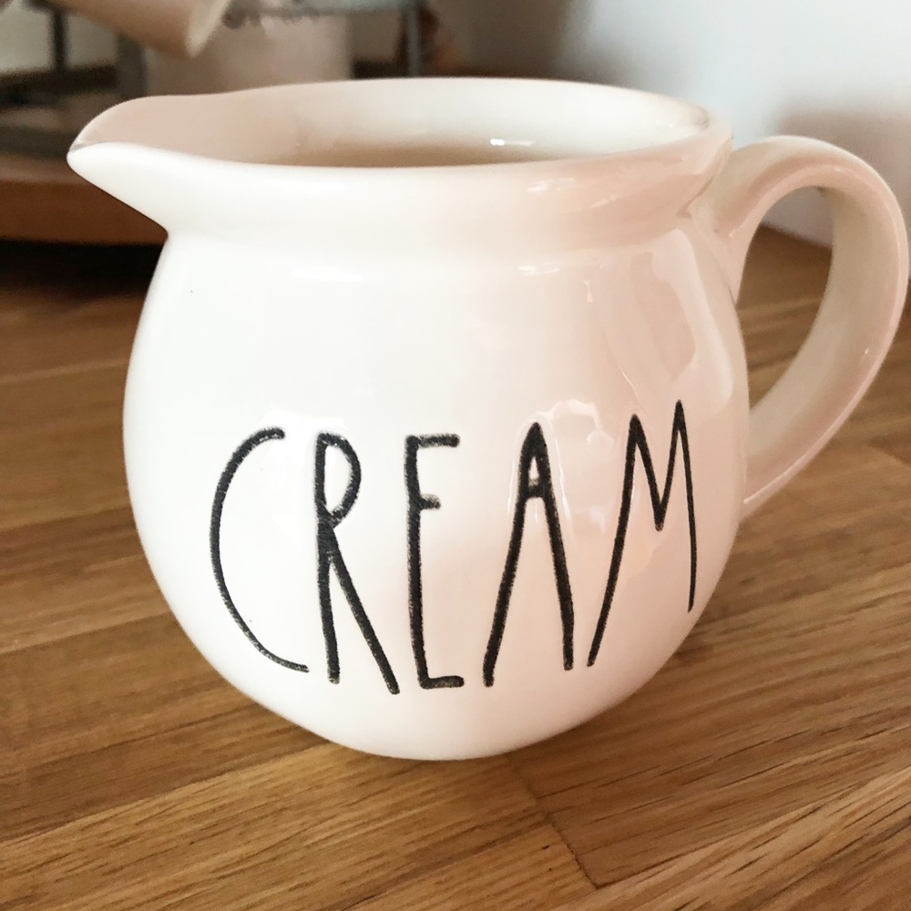 Rae Dunn large letter “cream” creamer pitcher